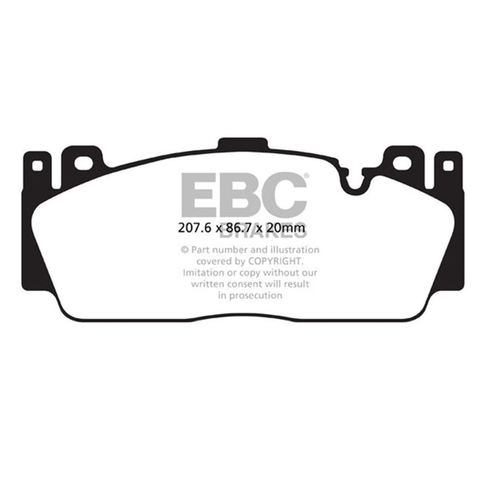 EBC 12+ BMW M5 4.4 Twin Turbo (F10) Yellowstuff Front Brake Pads EBC