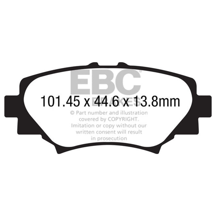 EBC 14+ Mazda 3 2.0 (Japan Build) Redstuff Rear Brake Pads EBC