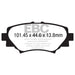 EBC 14+ Mazda 3 2.0 (Japan Build) Redstuff Rear Brake Pads EBC