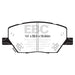 EBC 2015+ Fiat 500X 1.4L Turbo Greenstuff Front Brake Pads EBC