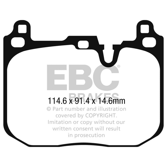 EBC 2015+ Mini Cooper John Cooper Works Redstuff Front Brake Pads EBC