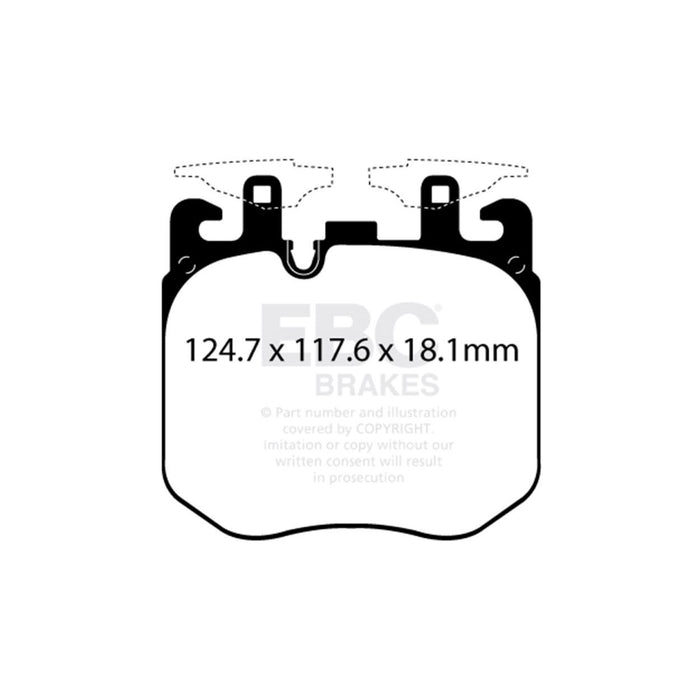 EBC 2019+ BMW X7 Bluestuff Front Brake Pads EBC