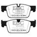 EBC 2017+ Volvo S90 2.0L Turbo Redstuff Front Brake Pads EBC