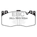 EBC 15-19 BMW X5M 4.4TT (F85) Redstuff Front Brake Pads EBC