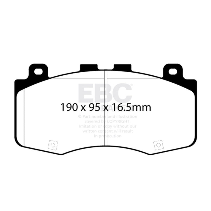 EBC 2018+ Jeep Grand Cherokee Trackhawk Yellowstuff Front Brake Pads EBC