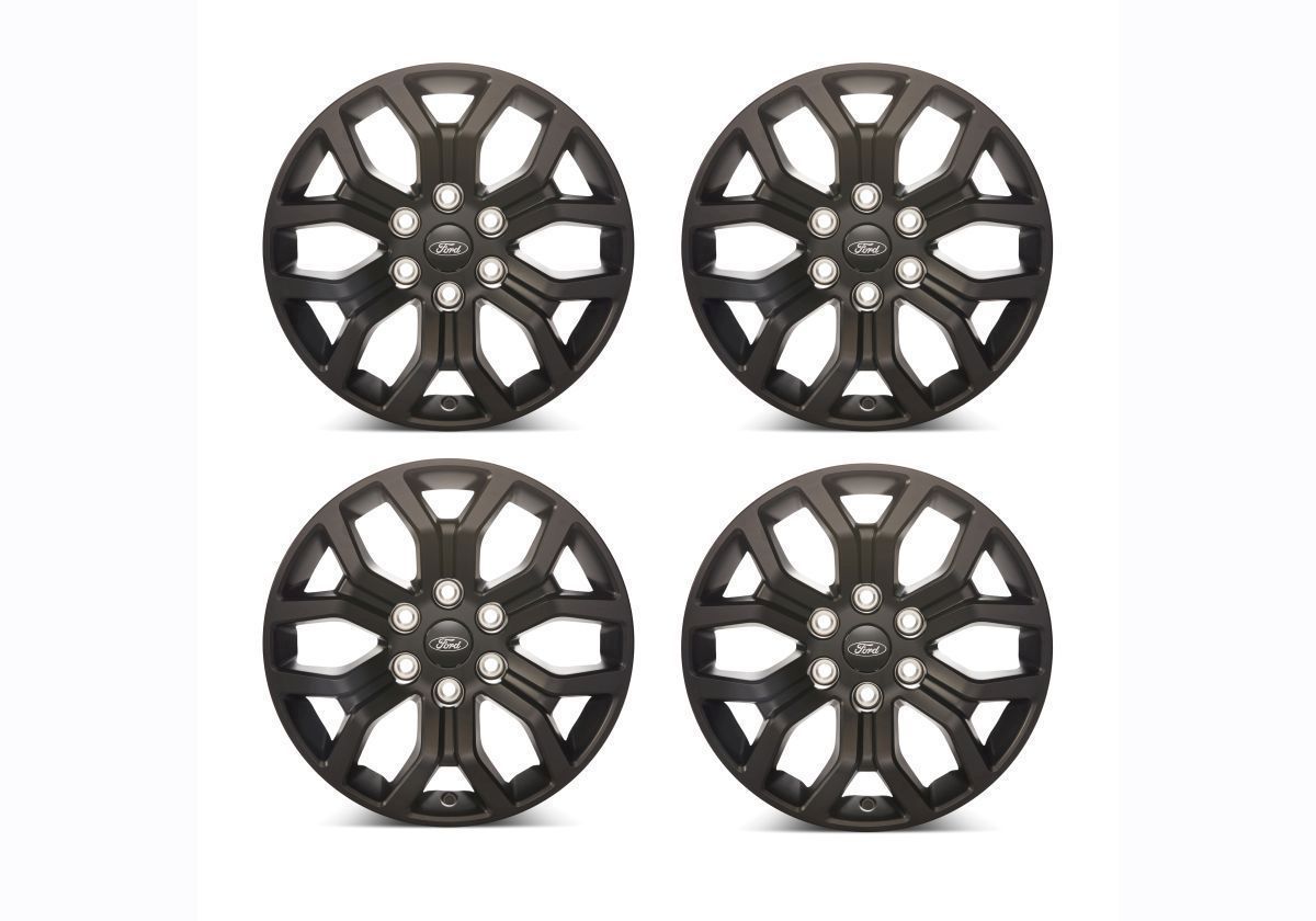 Ford Racing 2021+ F-150 18in Matte Black Wheel Kit — vcmmotorsports.com