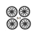 Ford Racing 15-16 Mustang GT 19X9 and 19X9.5 Wheel Set with TPMS Kit - Matte Black