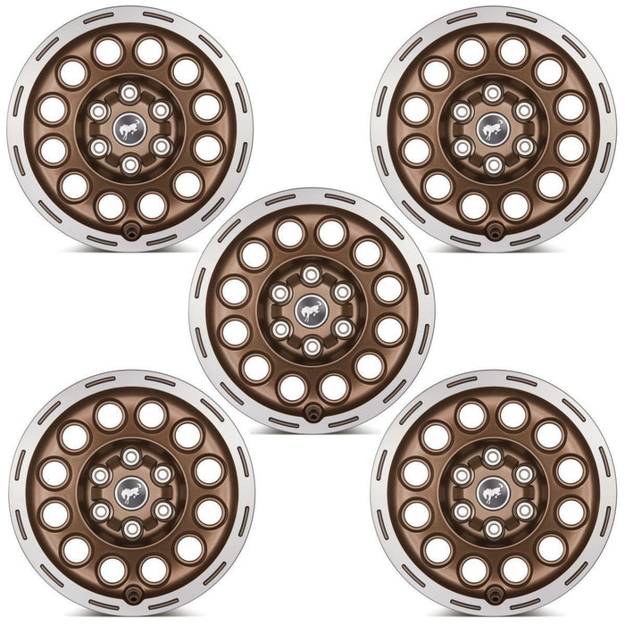 Ford Racing 21-23 Bronco 17x8.0 Wheel Kit -Sinister Bronze