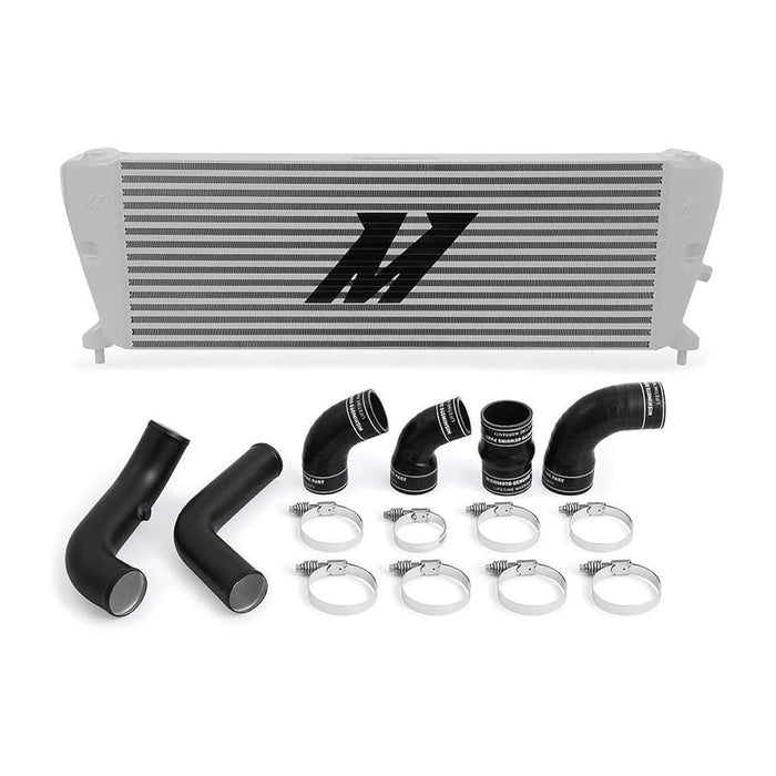Mishimoto Ford Ranger 3.2L Diesel Intercooler Kit 2011+ Silver w/ Wrinkle Black Pipes