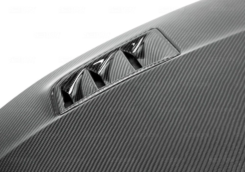 Seibon 06-07 Honda Civic 4 Door MGII-Style Carbon Fiber Hood Seibon