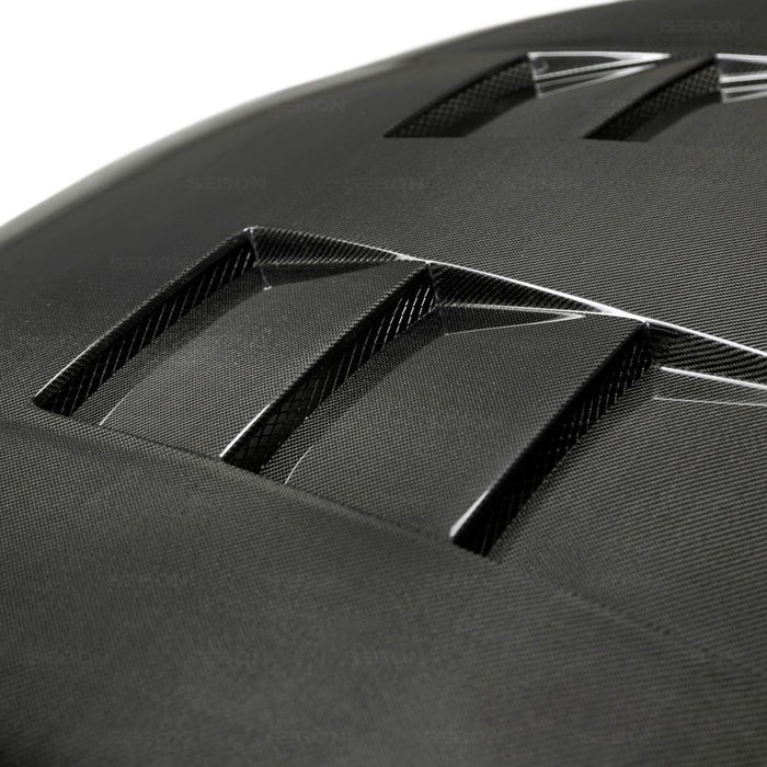 Seibon 93-98 Toyota Supra (JZA80L) TS Style Carbon Fiber Hood Seibon