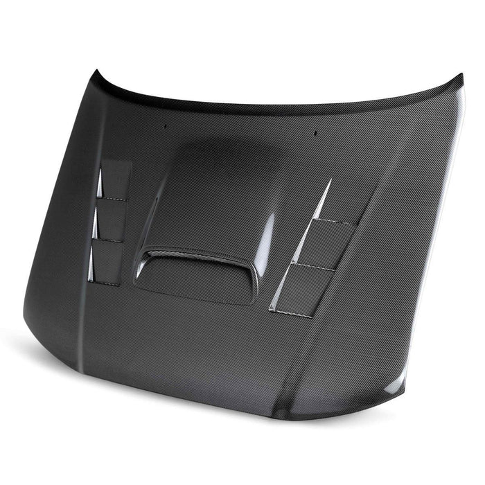 Seibon 05-11 Toyota Tacoma TS-Style Carbon Fiber Hood Seibon