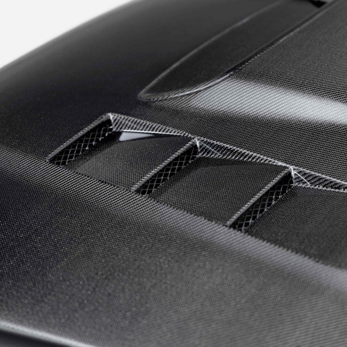 Seibon 05-11 Toyota Tacoma TS-Style Carbon Fiber Hood Seibon