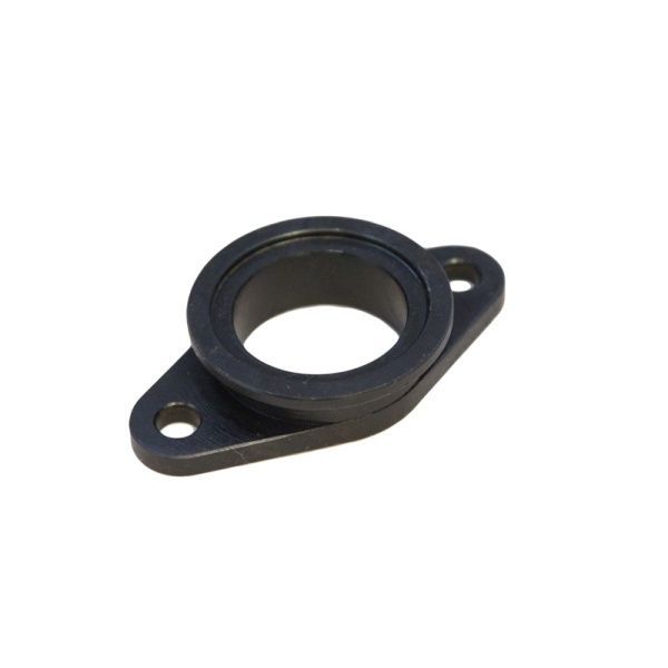 Torque Solution 45 Degree Silicone Elbow: 2 inch Black Universal