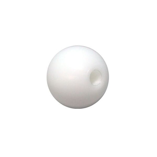 Torque Solution Delrin Tear Drop Tall Shift Knob (White): Universal 10x1.5