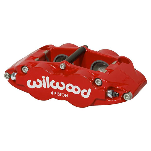 Wilwood Caliper Forged Narrow Superlite FNSL4R-DS Dust Seal 1.25/1.25 1.10in Rotor Width - Red