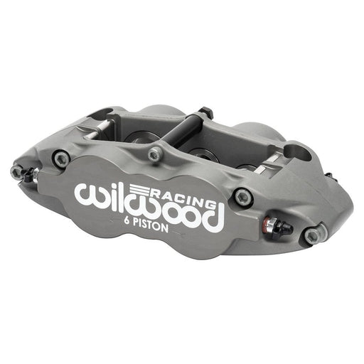 Wilwood Caliper Forged Narrow Superlite 6R R/H 1.62in/1.12in/1.12in Pistons .38in Rotor - Anodized