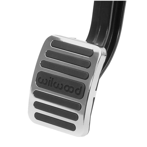 Wilwood Brake Pedal Cover And Trim Plate Kit - Black Rubber/Stainless