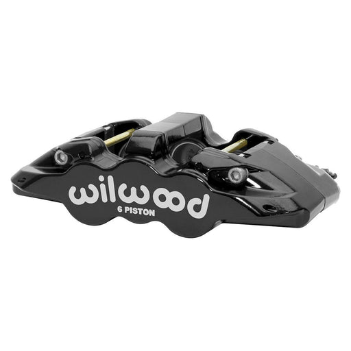 Wilwood Caliper - Aero6-DS Forged Six-Piston Caliper - 6.52in Piston 1.25in Rotor - Black