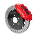 Wilwood 03-08 Audi A4 Forged Narrow Superlite 6R Front Big Brake Kit 12.88in Rotor Dia (Red) w/ Line