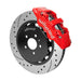 Wilwood AERO6 Front Kit 15.00in BBK - 08-12 Audi A4/A5/S5 - Drilled & Slotted Rotor - Red