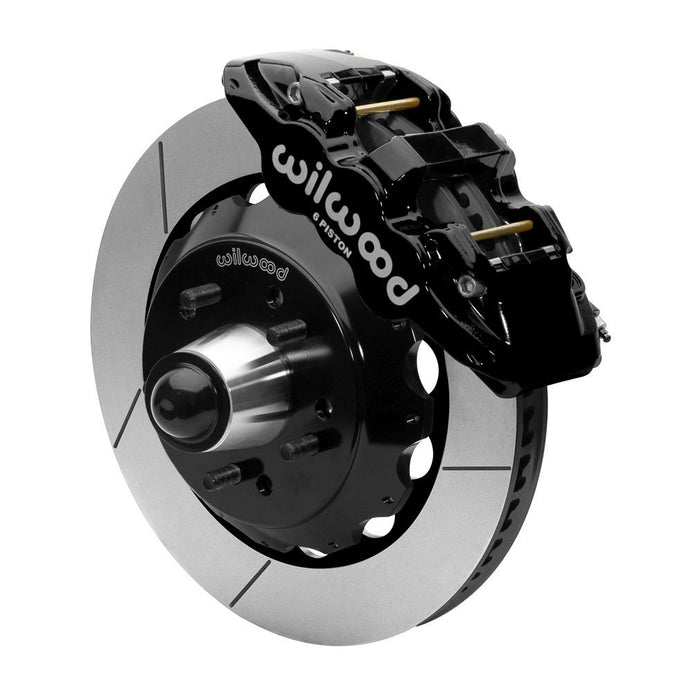 Wilwood Forged Narrow Superlite 6R Front Big Brake Kit 14.00in Rotors 67-86 C1500 - Black