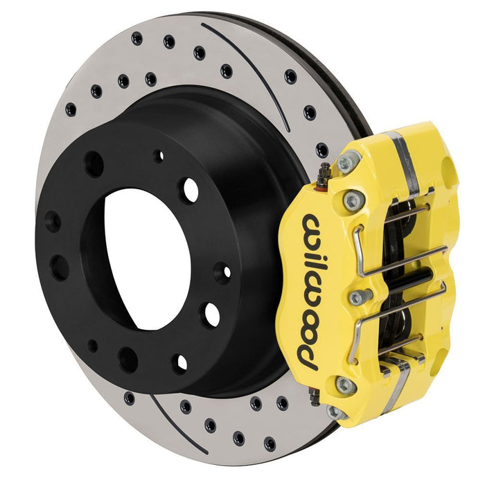 Wilwood 69-83 Porsche 911 Narrow Dynapro-P Radial Rear Brake Kit - Yellow Powder Coat Caliper