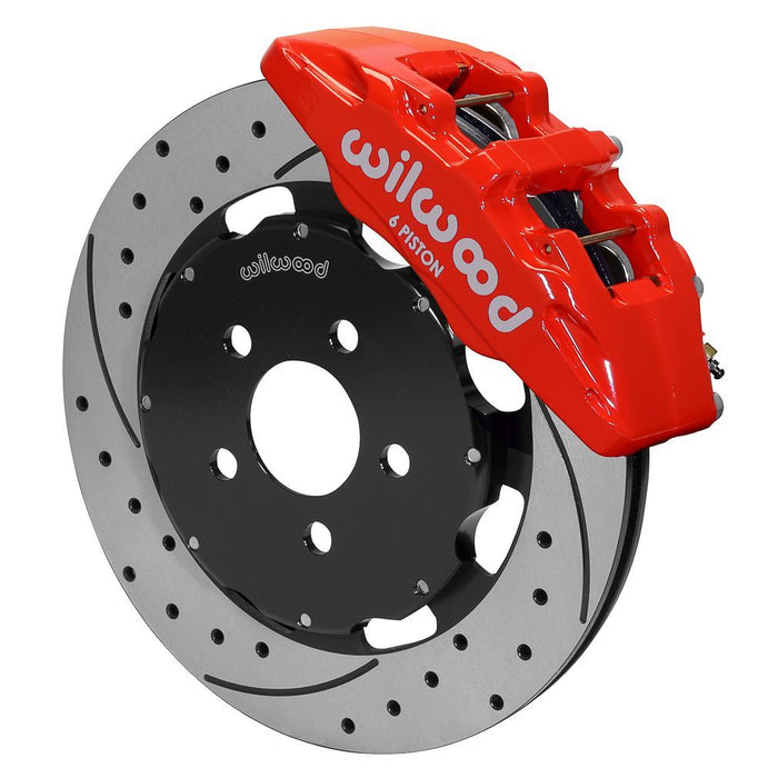 Wilwood 03-05 Dodge Neon SRT-4 Forged Dynapro 6 Big Brake Front Brake Kit 12.19 - Red