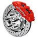 Wilwood 97-93 Mopar A/B/E/F/J Body Dynapro 12.19x0.81 Drilled & Slotted Six Piston Front BBK - Red