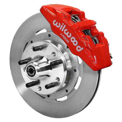 Wilwood 97-93 Mopar A/B/E/F/J Body Dynapro 12.19x0.81 Six Piston Front BBK - Red