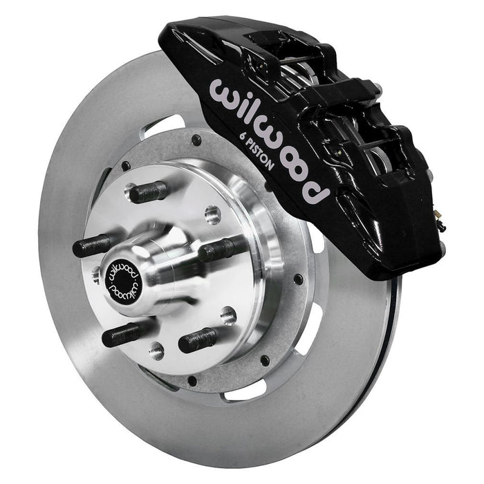 Wilwood 97-93 Mopar A/B/E/F/J Body Dynapro 12.19x0.81 Six Piston Front BBK - Black