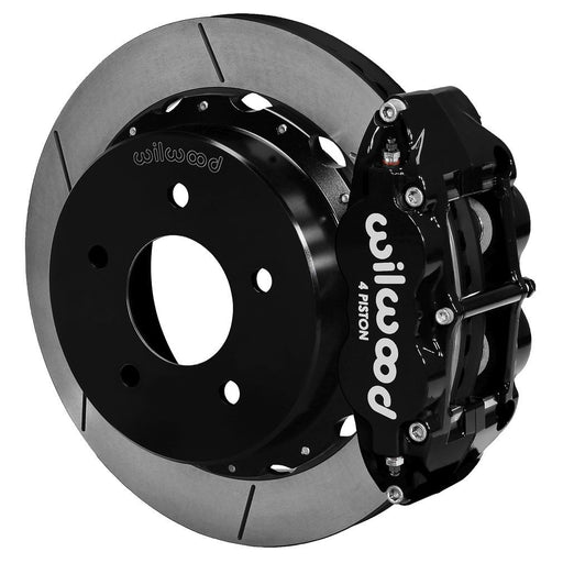 Wilwood 88-98 Chevy Silverado Superlite 4R 14.00x1.10in GT Slotted Rear Drum to Disc Conv. - Black