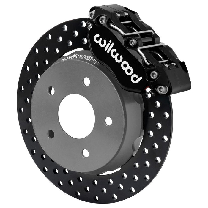 Wilwood 22-23 Polaris RZR Turbo Dynapro 4R Front Brake Kit w/ 11.25in Drilled Rotors - Black