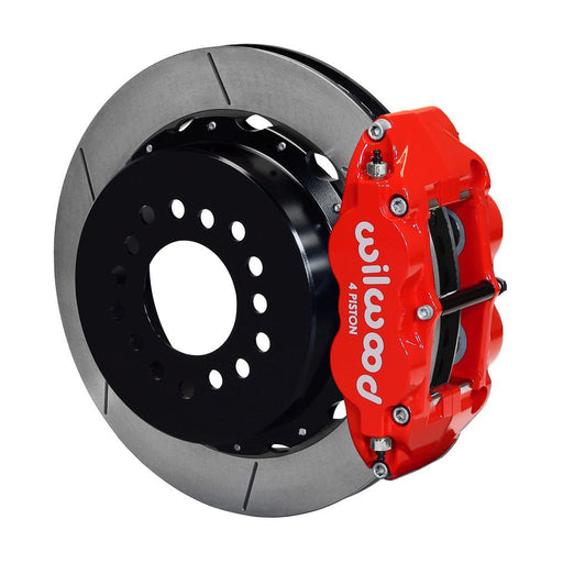 Wilwood Narrow Superlite 4R Rear Kit 14in GT Vented Rotors Red G-Body W/ 2.62in Axle Offset