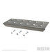 Westin 11in Step Plate w/screws (Set of 2)- Stainless Steel Westin