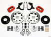 Wilwood Forged Dynalite Front Kit 12.19in Drilled Red 55-57 Chevy