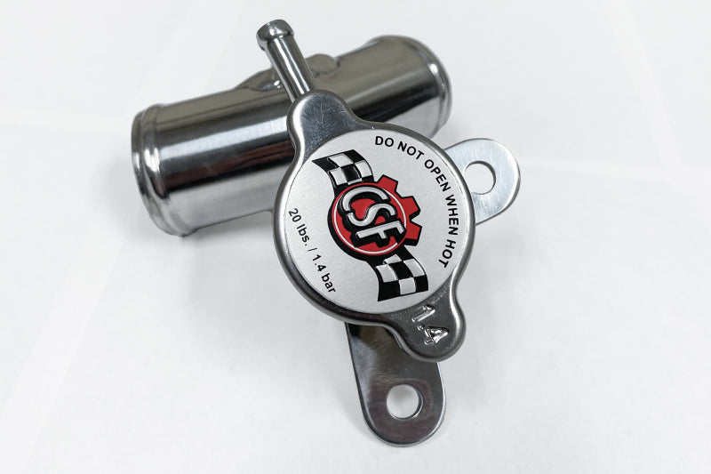 CSF 13+ BRZ / 13-20 Toyota 86 / 22+ GR86 Aluminum Filler Neck w/ High Pressure Radiator Cap CSF