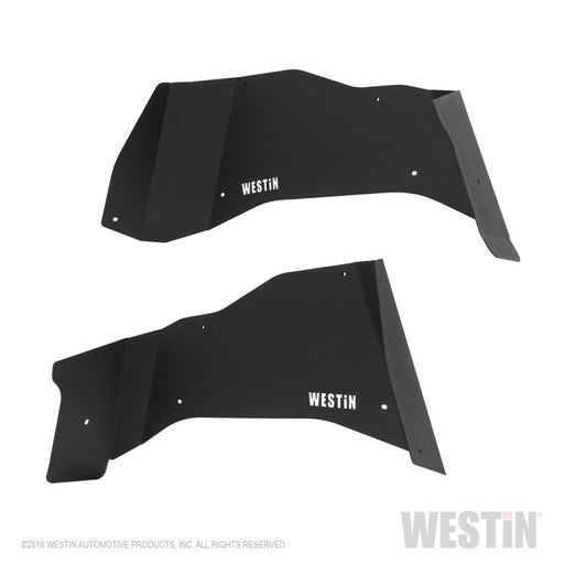 Westin 07-18 Jeep Wrangler JK Inner Fenders - Rear - Textured Black Westin