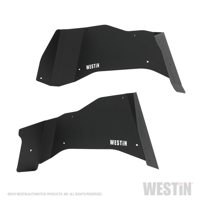 Westin 07-18 Jeep Wrangler JK Inner Fenders - Rear - Textured Black Westin