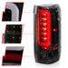 ANZO 1987-1996 Ford F-150 LED Taillights Black Housing Clear Lens (Pair) ANZO