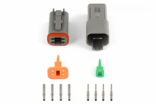 Haltech Matching Set of Deutsch DT-4 Connectors 13 Amp Plug & Pins Only Haltech