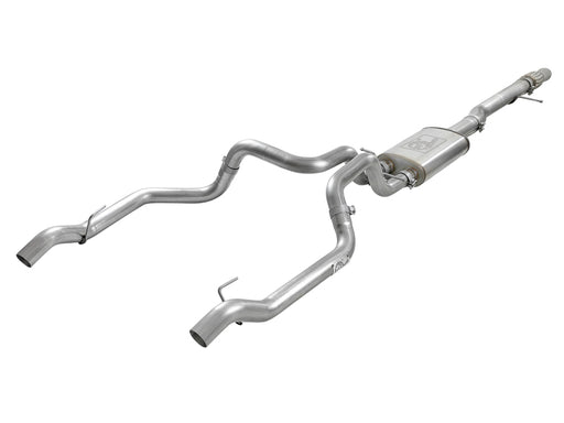 aFe Vulcan Series 4in-3in 304-SS Exhaust Cat-Back 2019 GM Silverado / Sierra 1500 V8-5.3L w/ OE Tips aFe