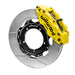 Wilwood 69-74 Porsche 911 Front Superlite Brake Kit 3in MT Slotted Face - Yellow