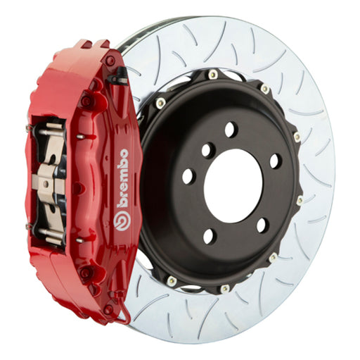 Brembo 03-08 SL500 Front GT BBK 6 Piston Cast 355x32 2pc Rotor Slotted Type3-Red Brembo
