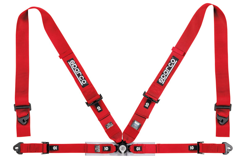 Sparco Belt 4Pt 3in/2in Competition Harness - Red SPARCO