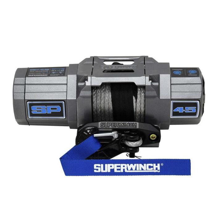 Superwinch 4500 LBS 12V DC 1/4in x 40ft Synthetic Rope Hawse Fairlead SP 45SR Winch Superwinch