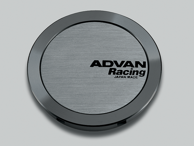 Advan 63mm Full Flat Centercap - Hyper Black Advan