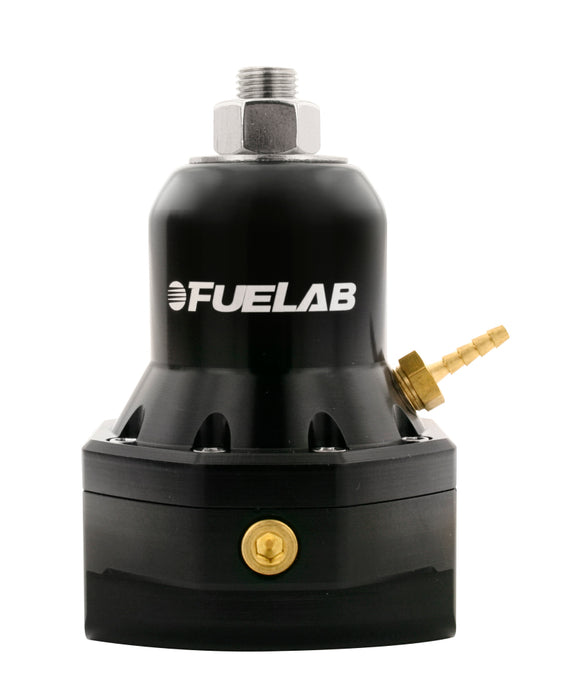 Fuelab 565 EFI Adjustable FPR 25-60 PSI (2) -10AN In (1) -10AN Return Max Flow Bypass - Black Fuelab