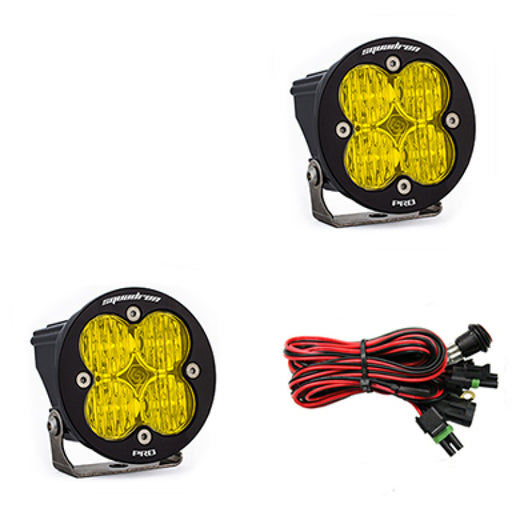 Baja Designs Squadron R Pro Wide Cornering Pair LED Light Pods - Amber Baja Designs