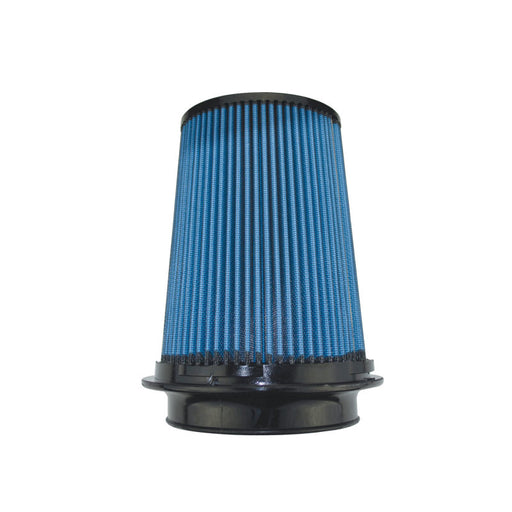 Injen SuperNano-Web Air Filter 5in Flange ID 7in Base/ 7.9in Height/ 5in Top/ Filter Monitor Nipple Injen